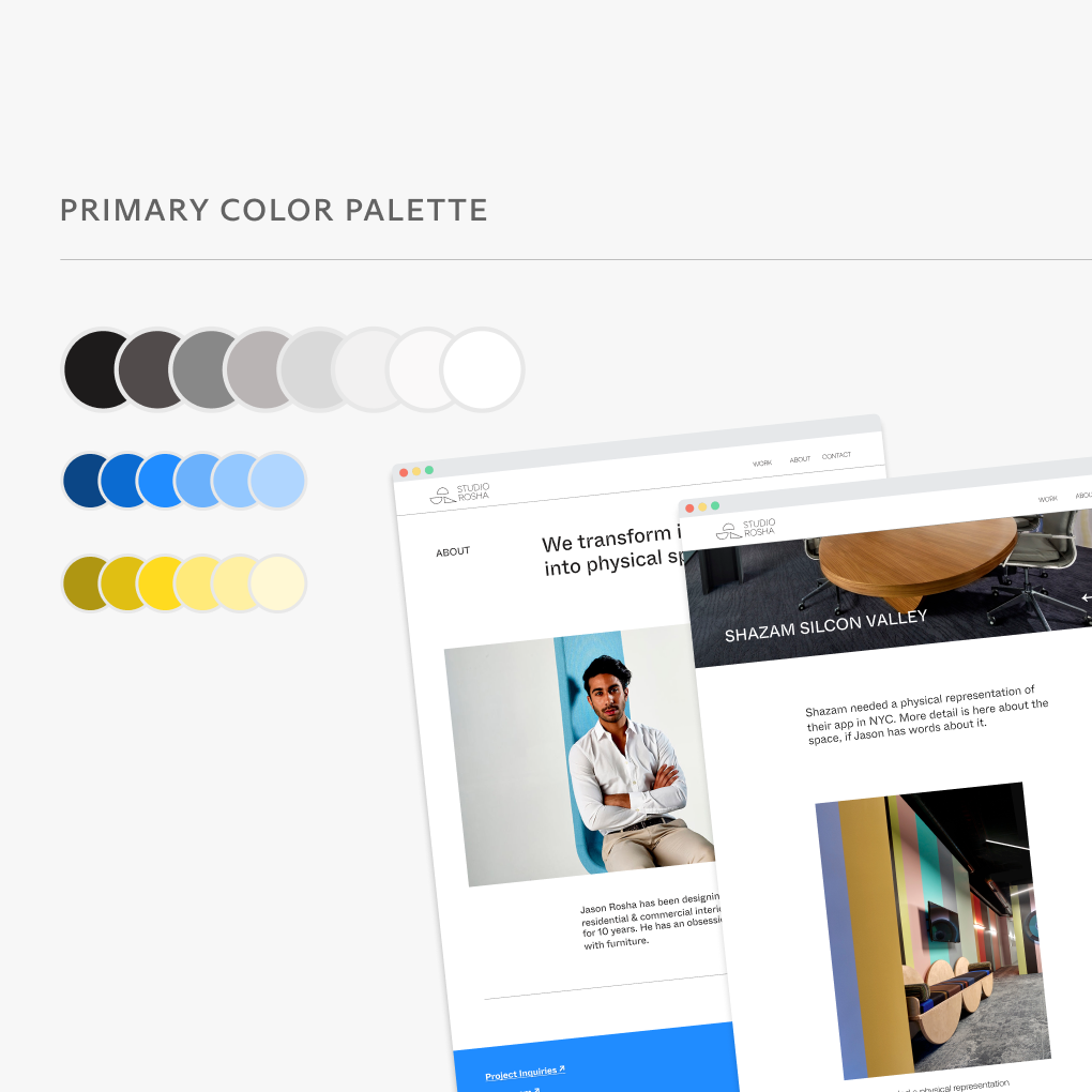 primary color palette